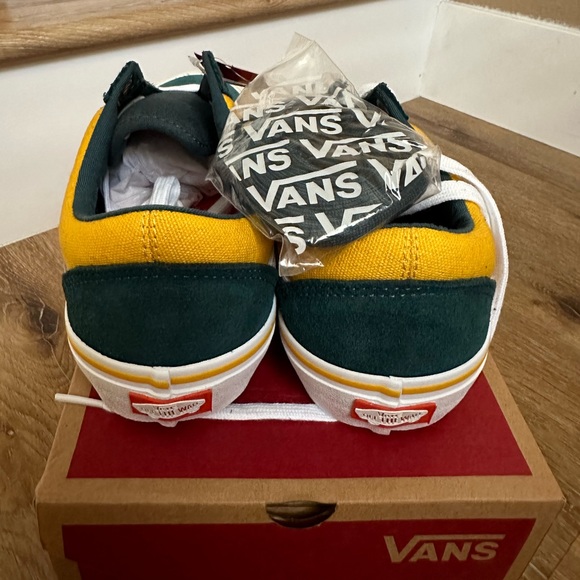 NIB VANS OLD SKOOL PRO SHOES (PRIME ATLANTIC GOLD) Size 9 - Picture 9 of 11